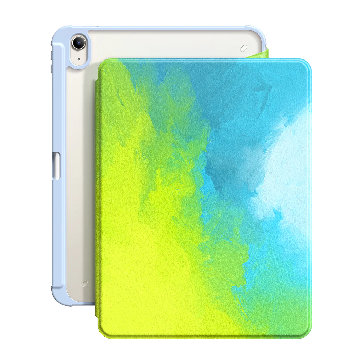 Fluorescent Beach iPad Series Snap 360 Stand Impact Resistant Case
