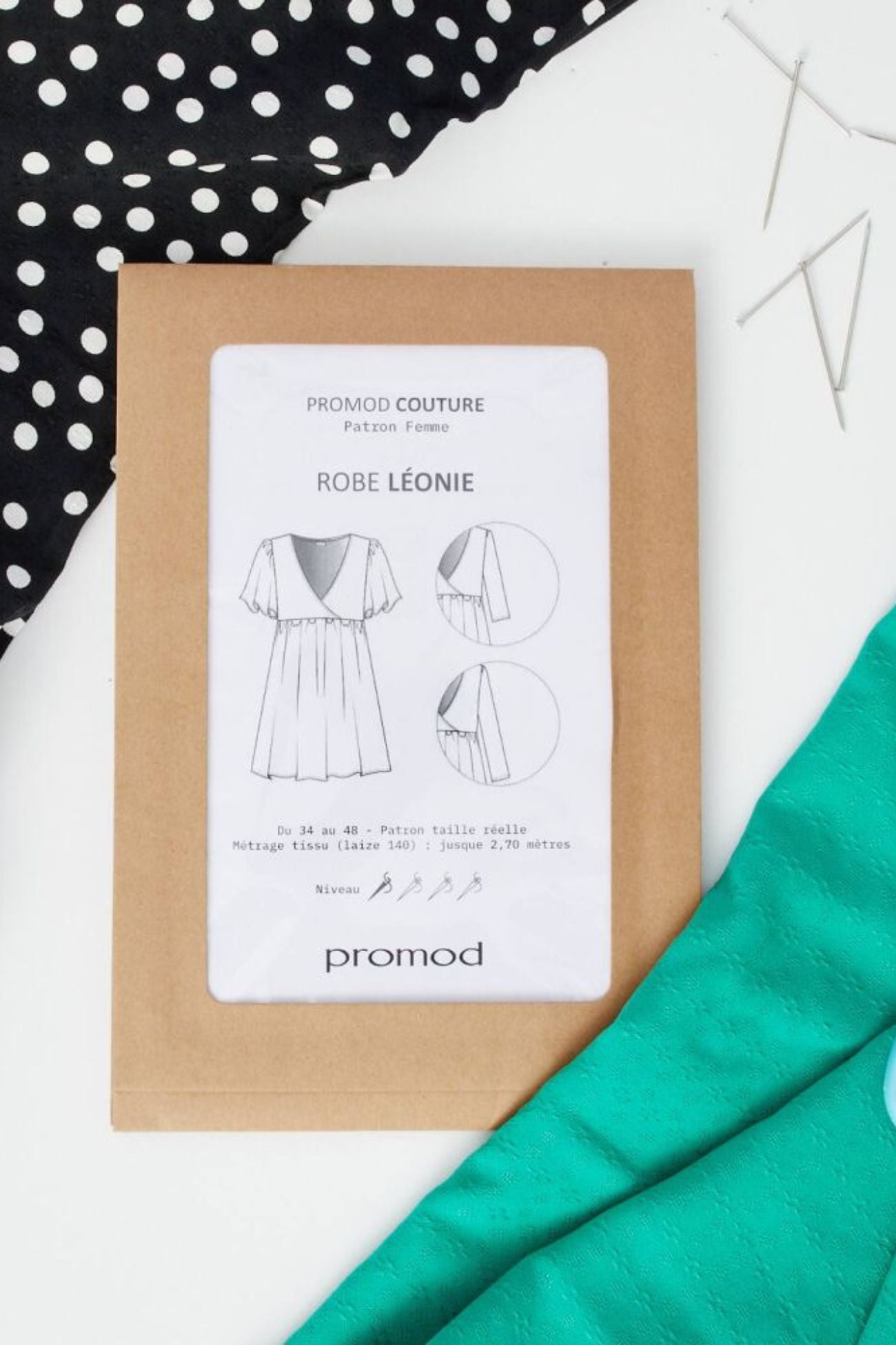 LEONIE dress sewing pattern - Sans coloris