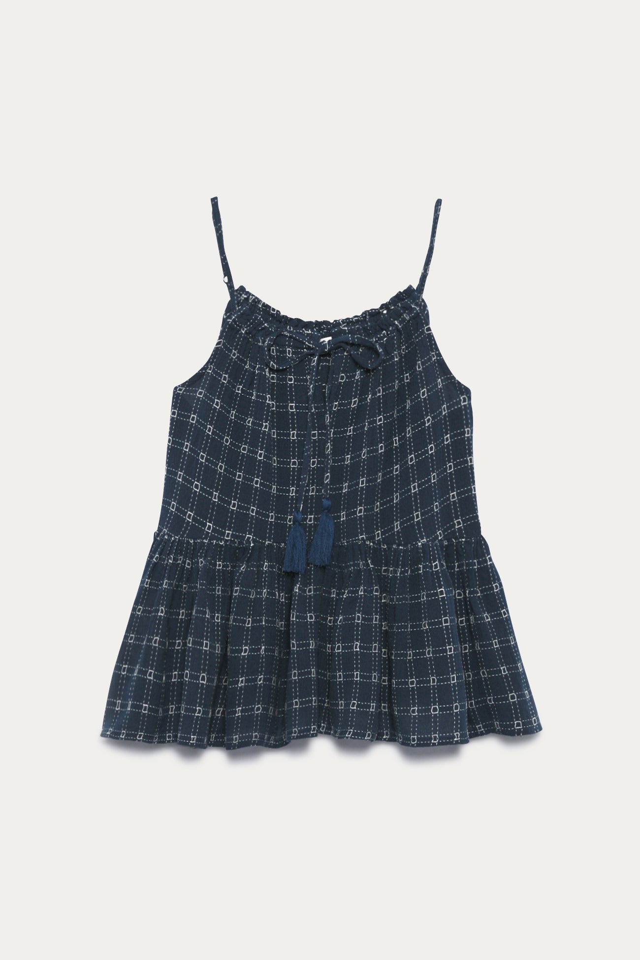 Gauze cotton top - Ecru