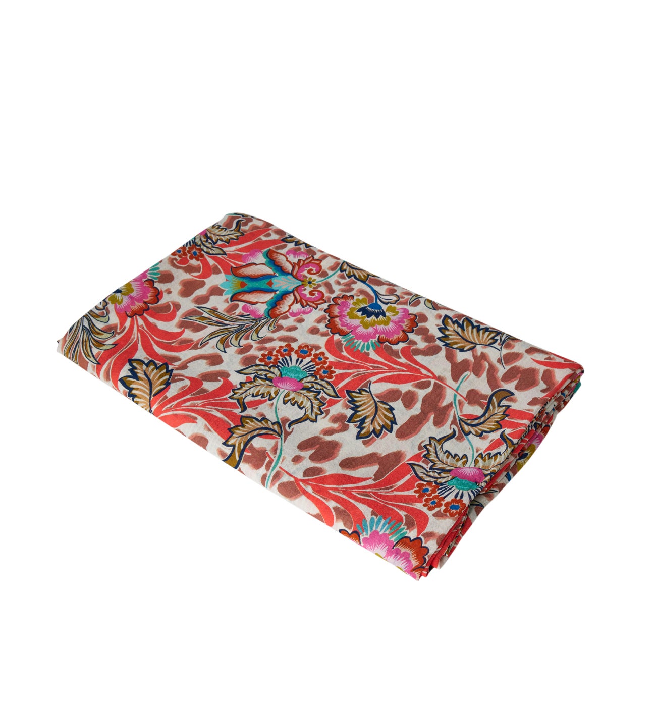 Crepon polyester fabric cut - Multicolour print