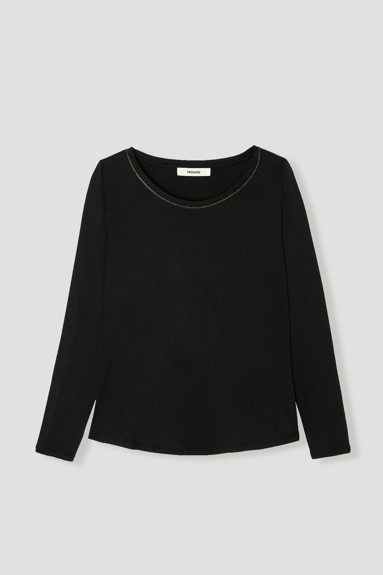 Round-neck top - Ecru