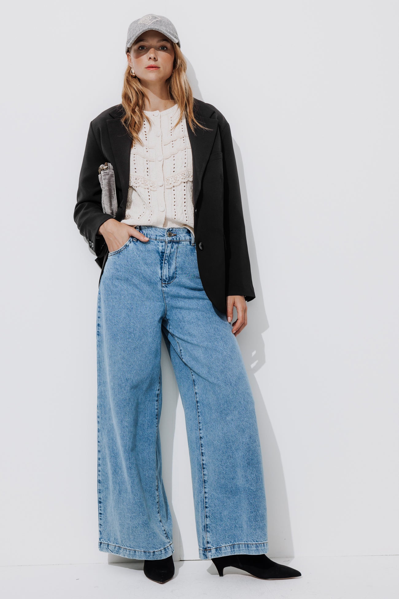 Fitted jacket - Black