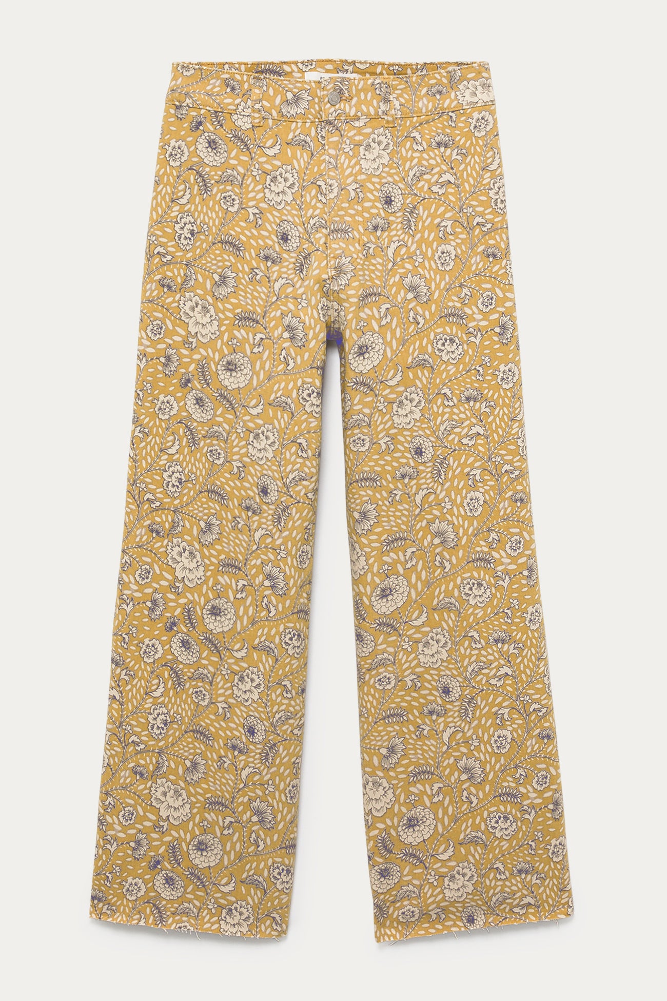 Trousers in 'Indian' pattern - Ochre print