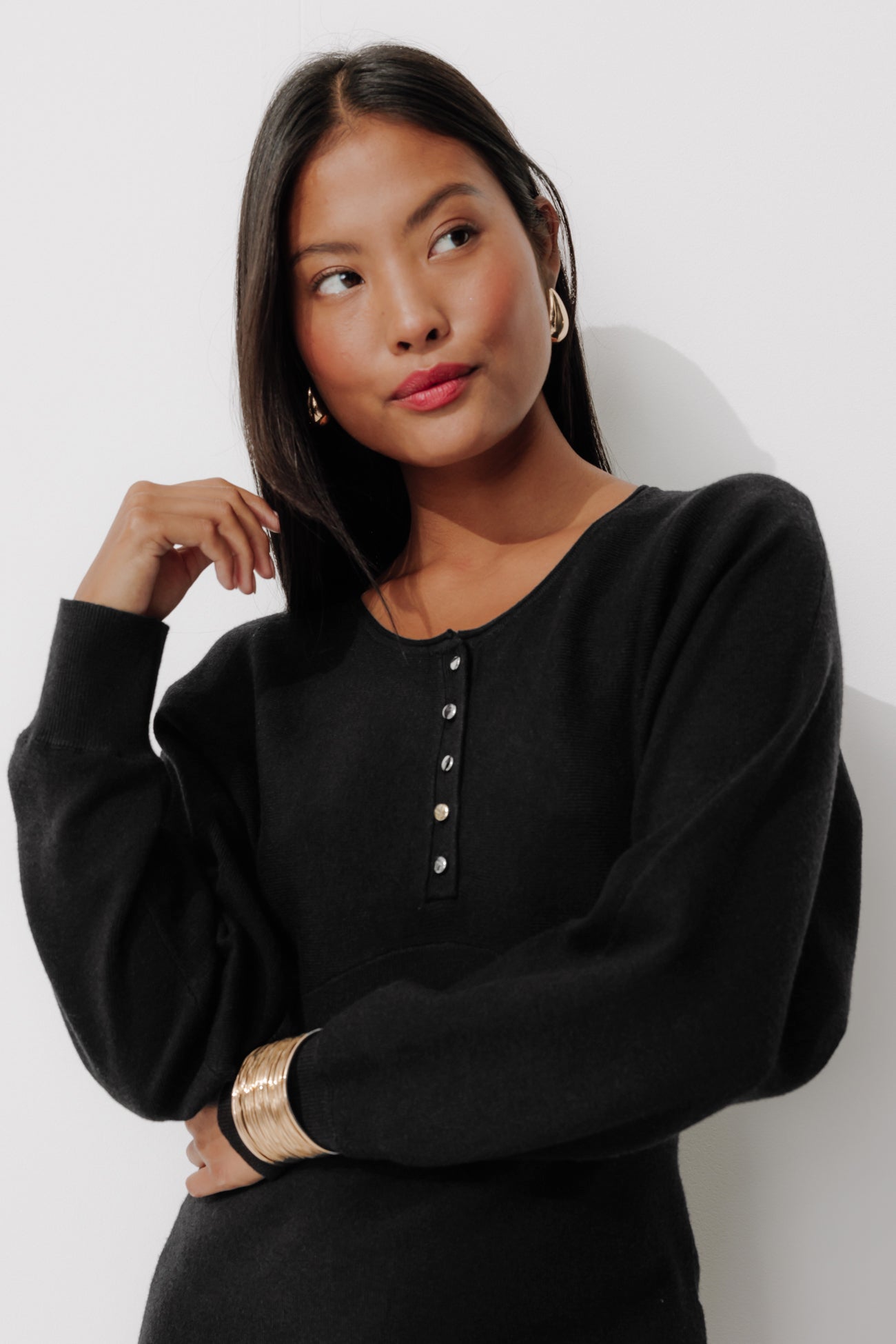 Short jumper dress - Black