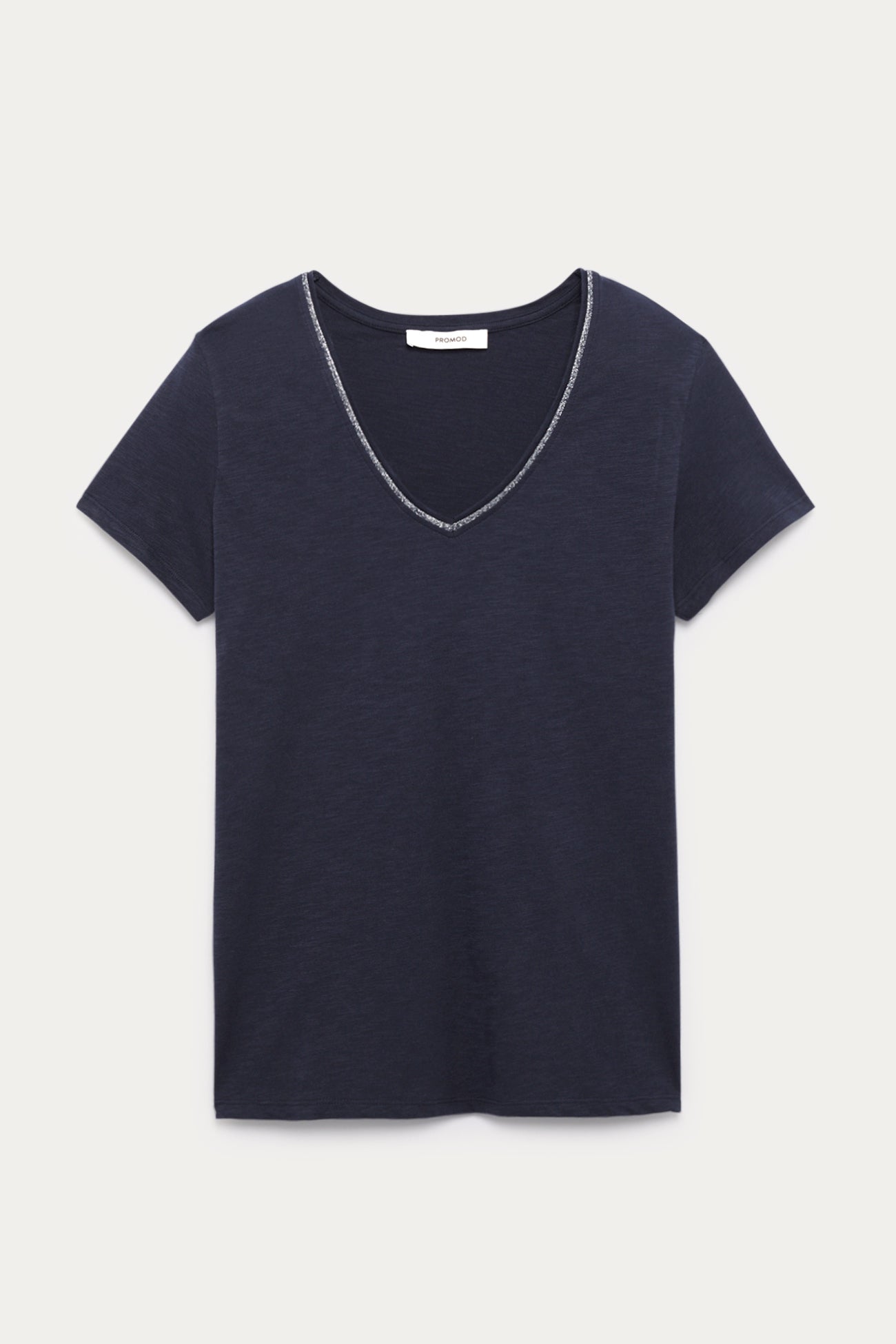 V-neck top - Black