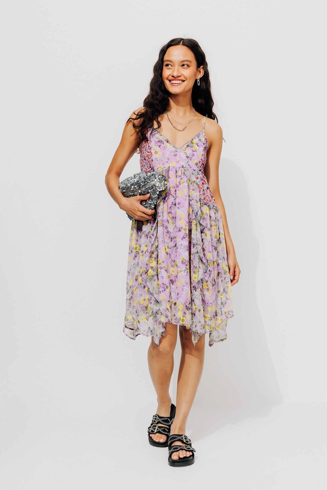 Floral dress - Multicolour print