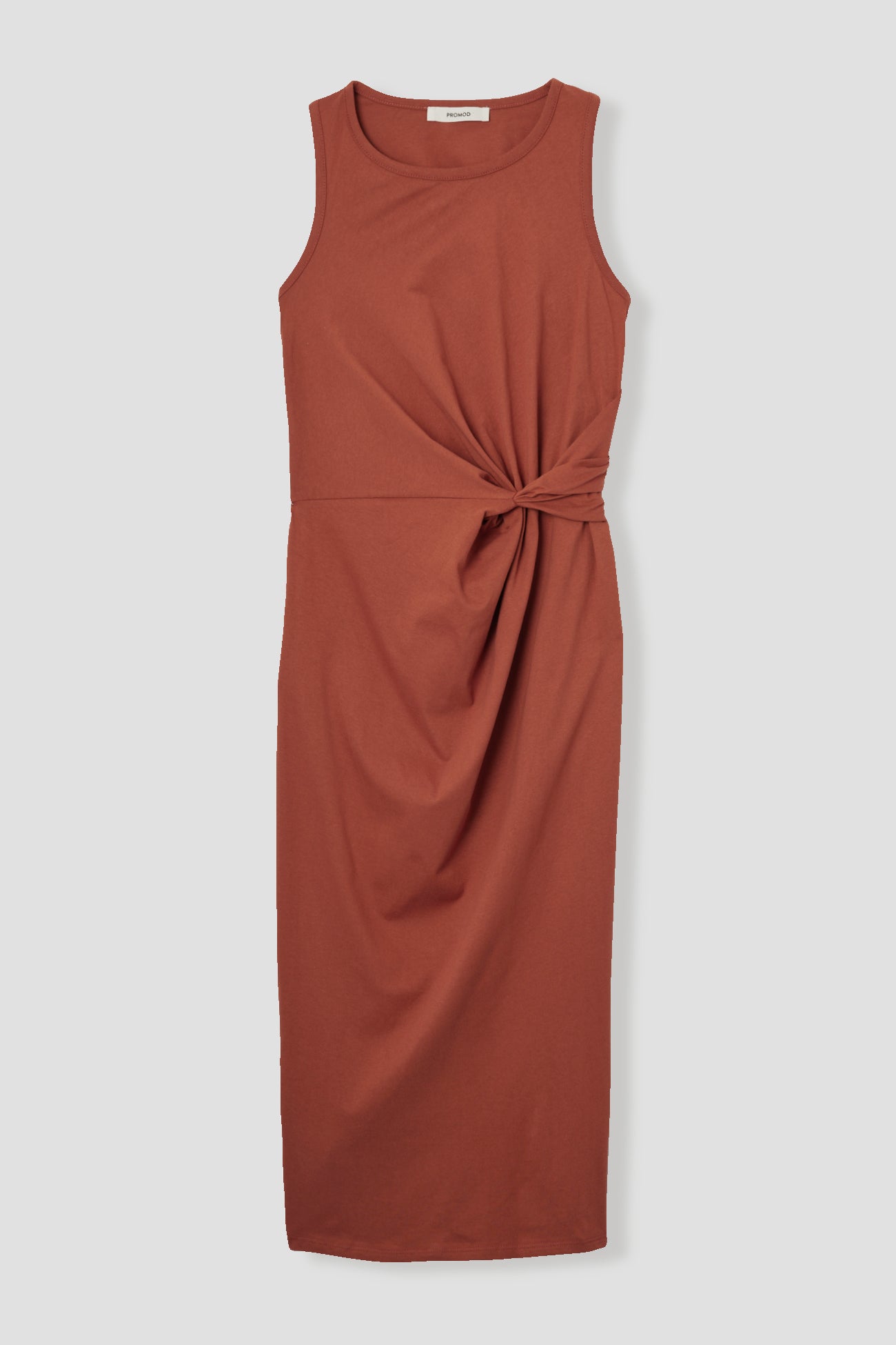 Sleeveless jersey dress - Light yellow