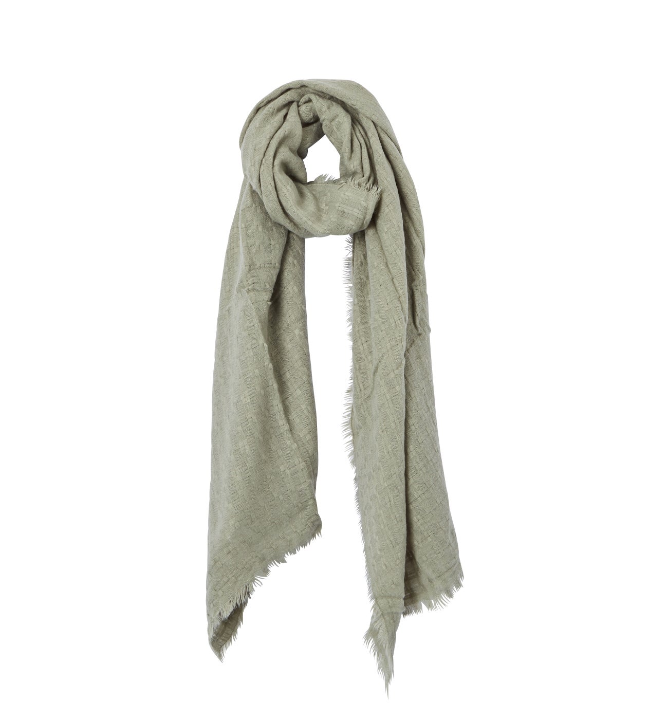 Fancy woven scarf - Dark green