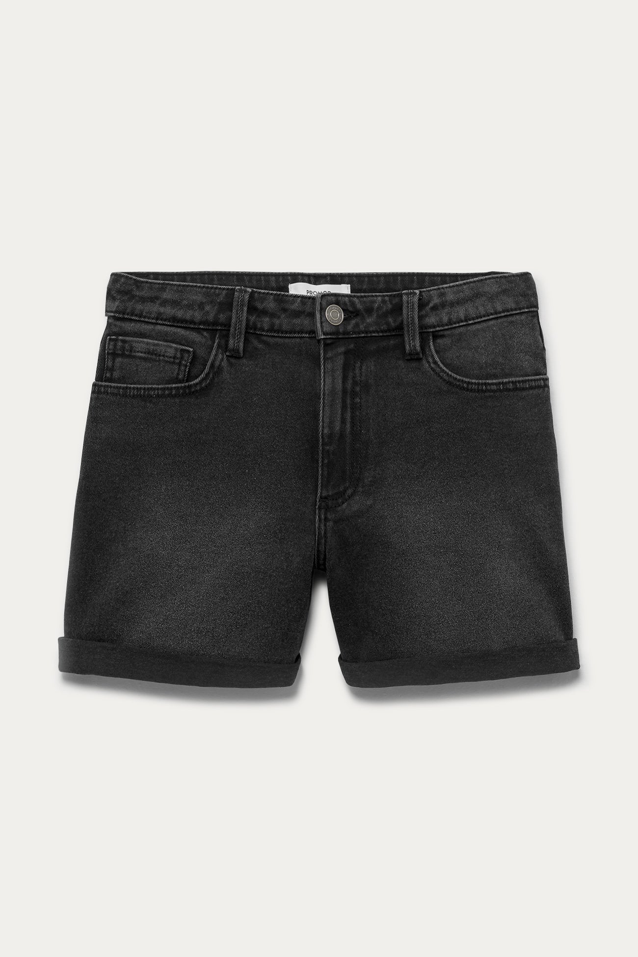 Denim shorts - Grey denim