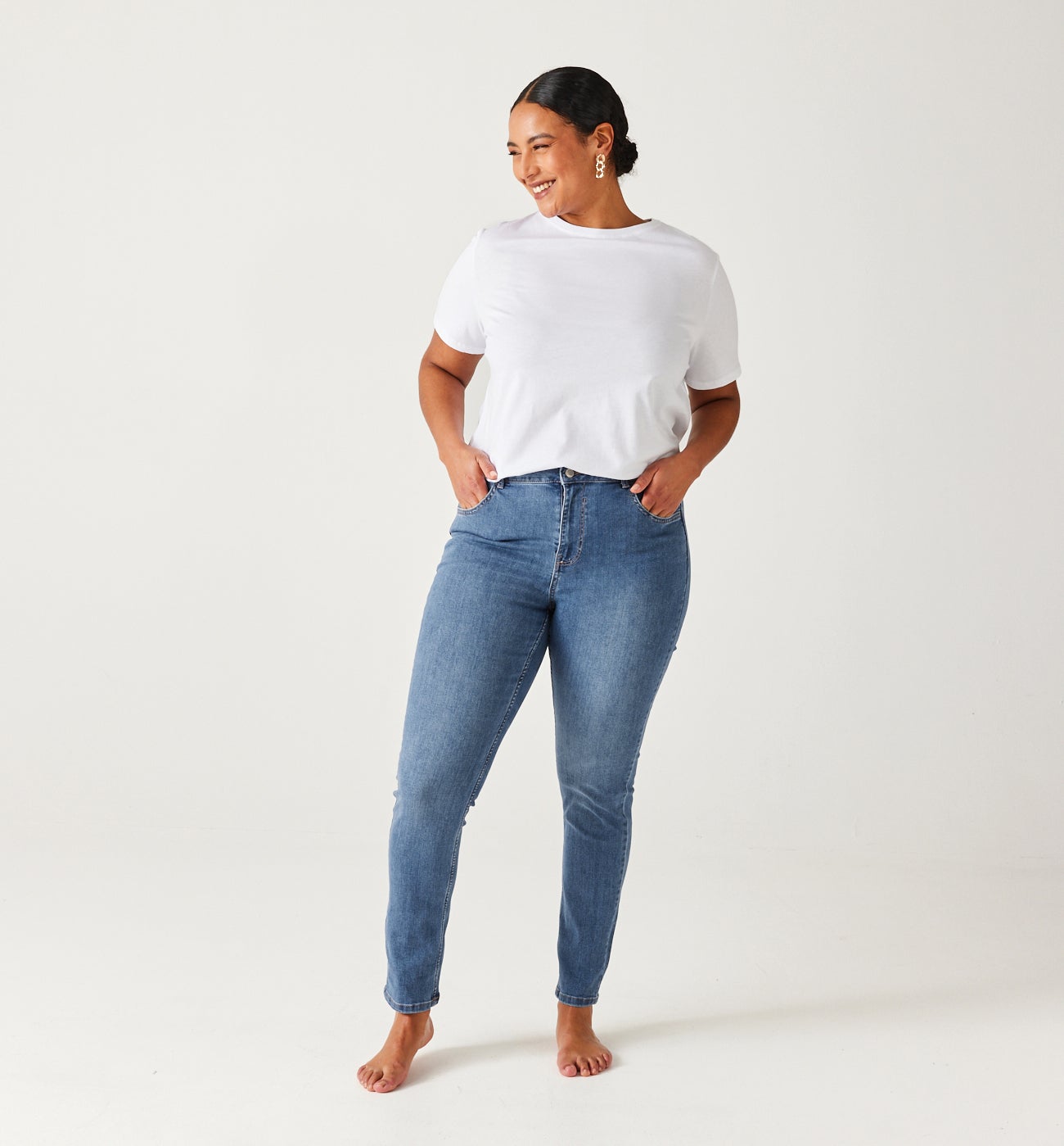 GASPARD skinny jeans - Medium denim