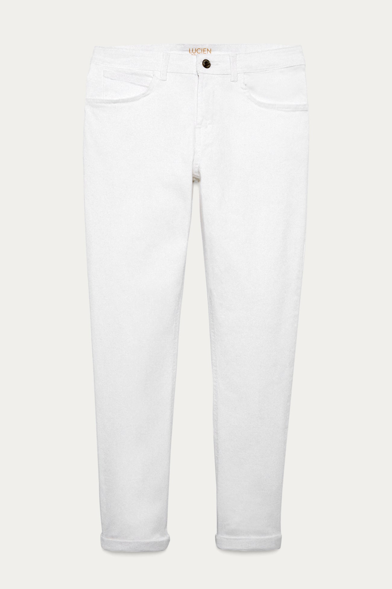 LUCIEN girlfriend jeans - White