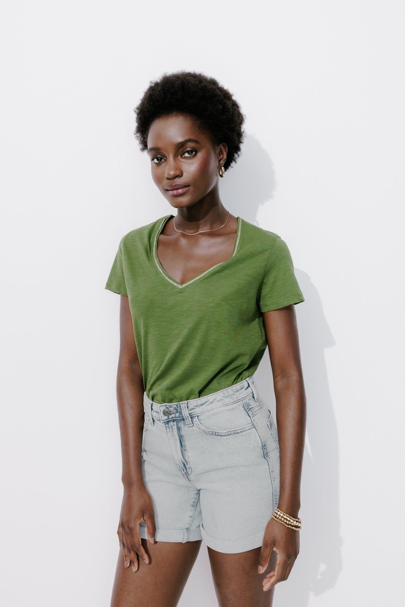 Denim shorts - Medium denim