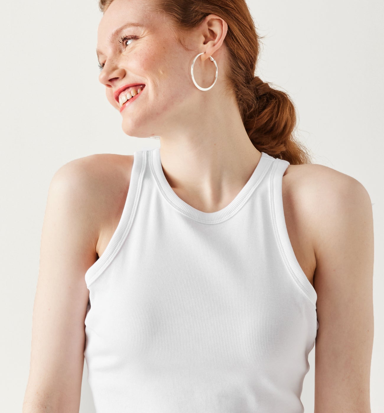 Ribbed crop top - Lilac