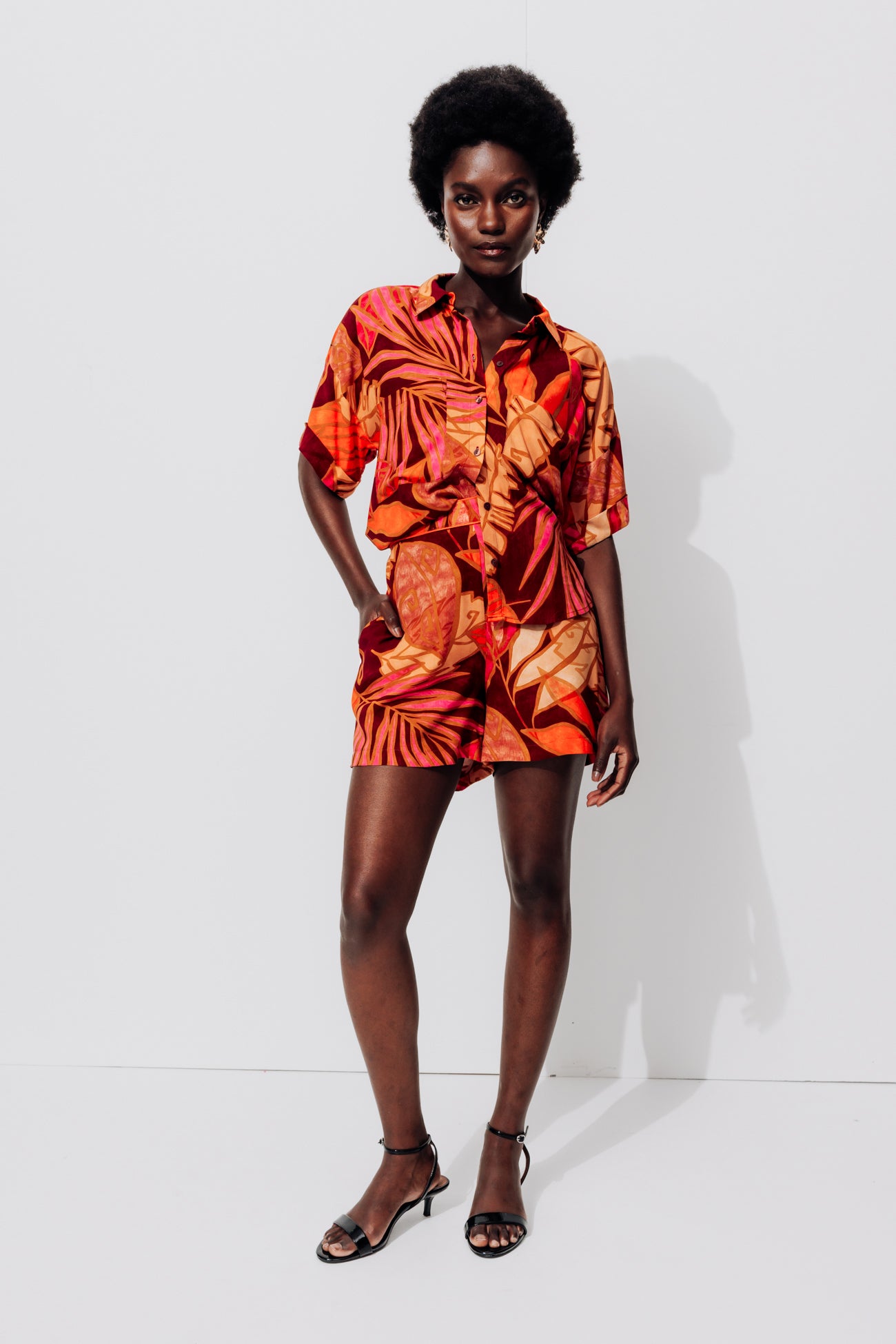 Patterned shorts - Multicolour print