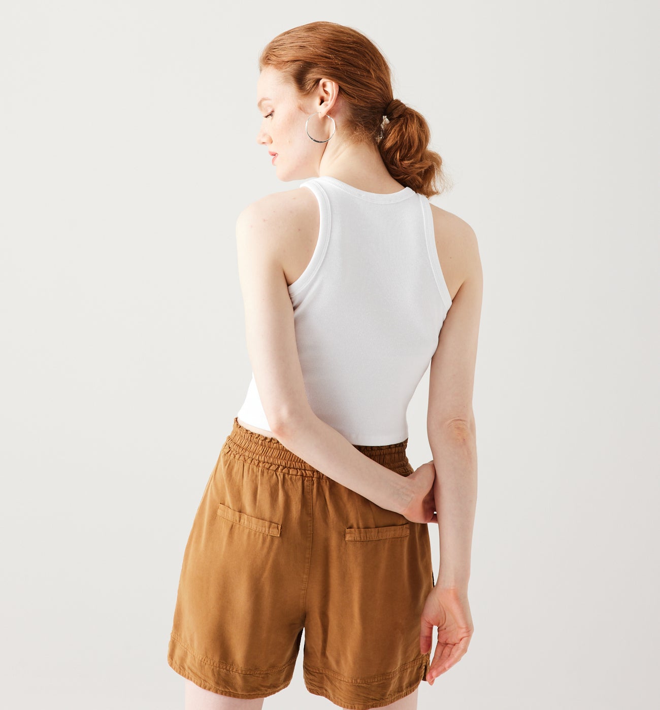 Ribbed crop top - Lilac