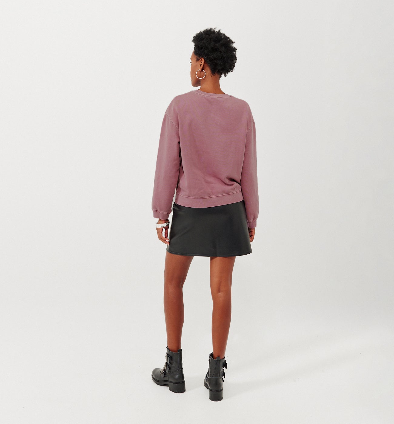 Slogan sweatshirt - Green print