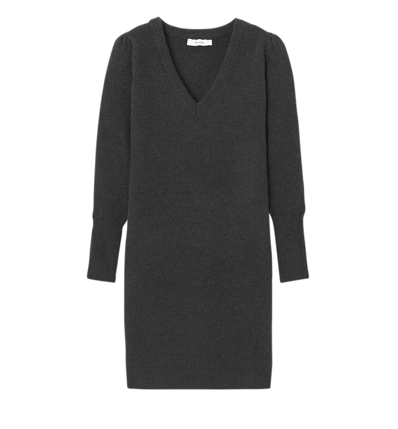 Flecked jumper dress - Black