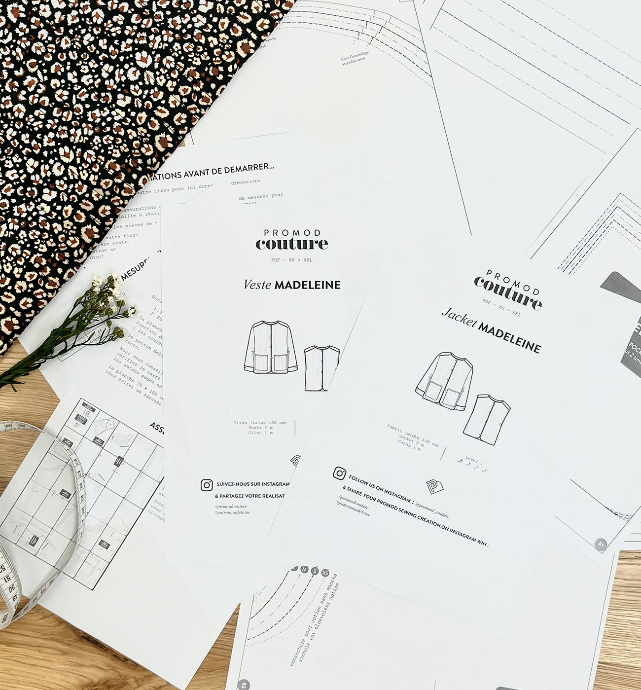MADELEINE PDF sewing pattern - Sans coloris
