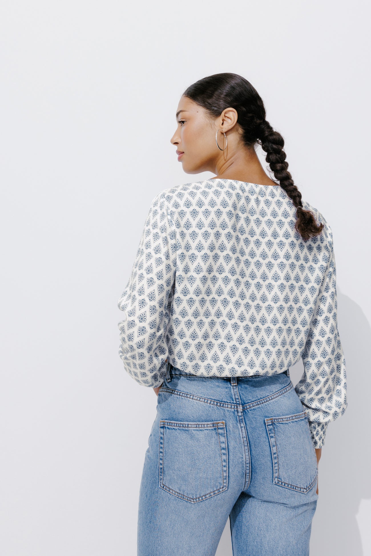 Patterned blouse - Multicolour print