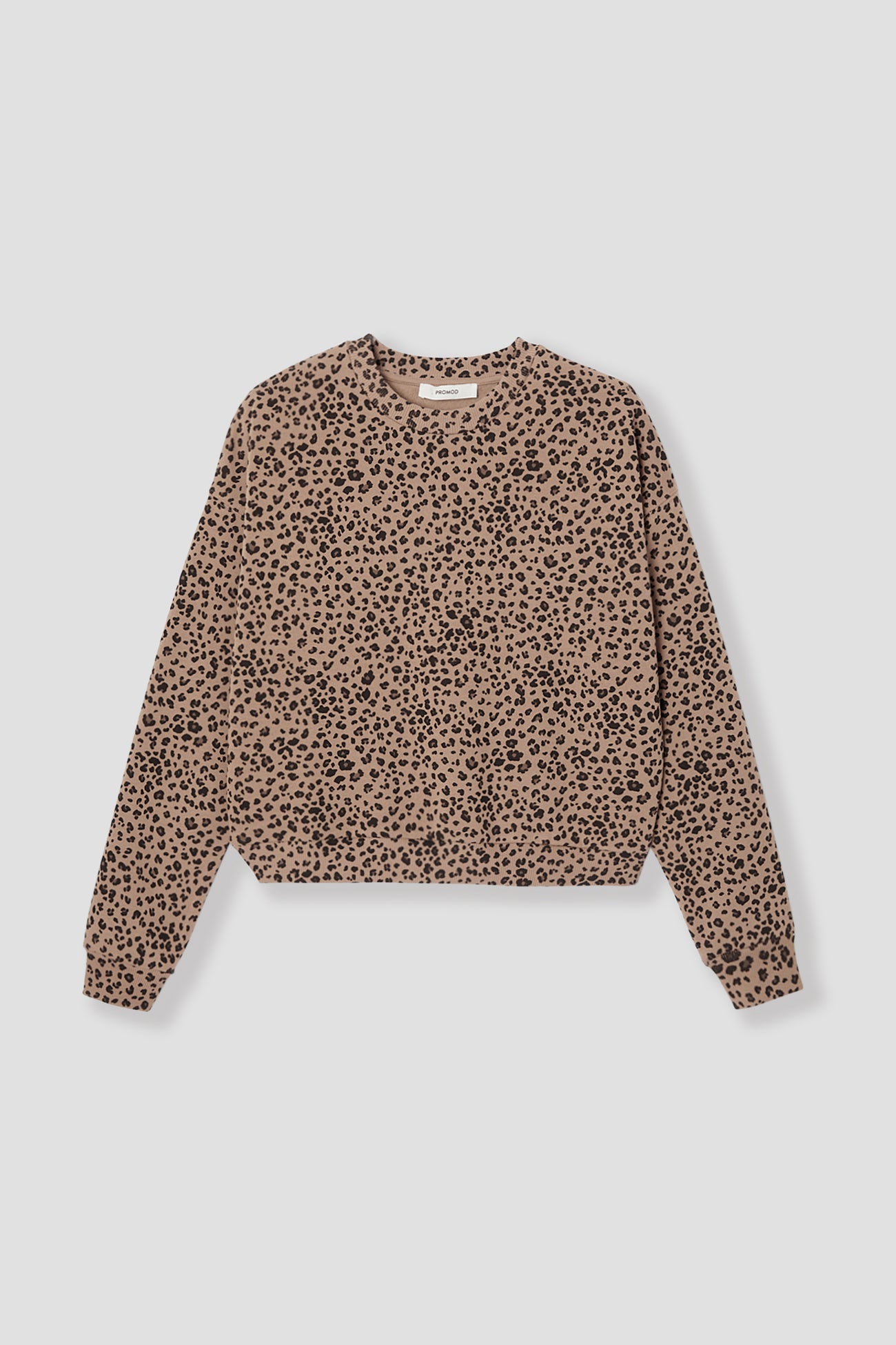 Leopard sweatshirt - Chestnut brown print