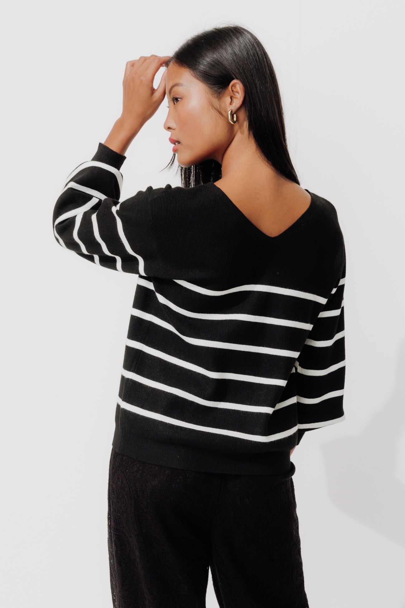 Recto/verso nautical cardigan - Violet