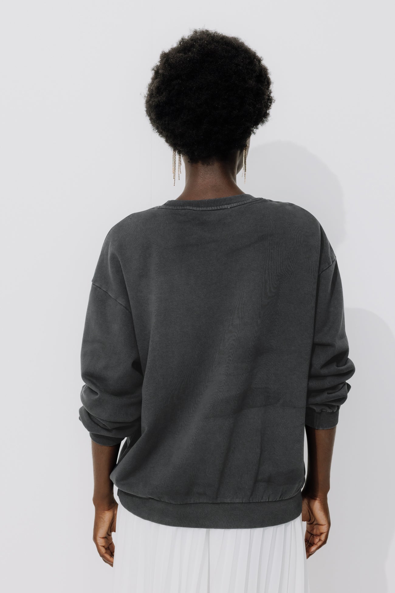 Slogan sweatshirt - Grey print