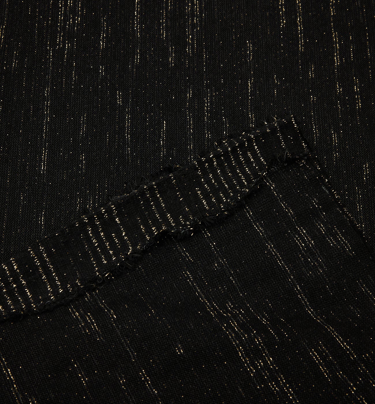 Glitzy 2m fabric cut - Black stripes