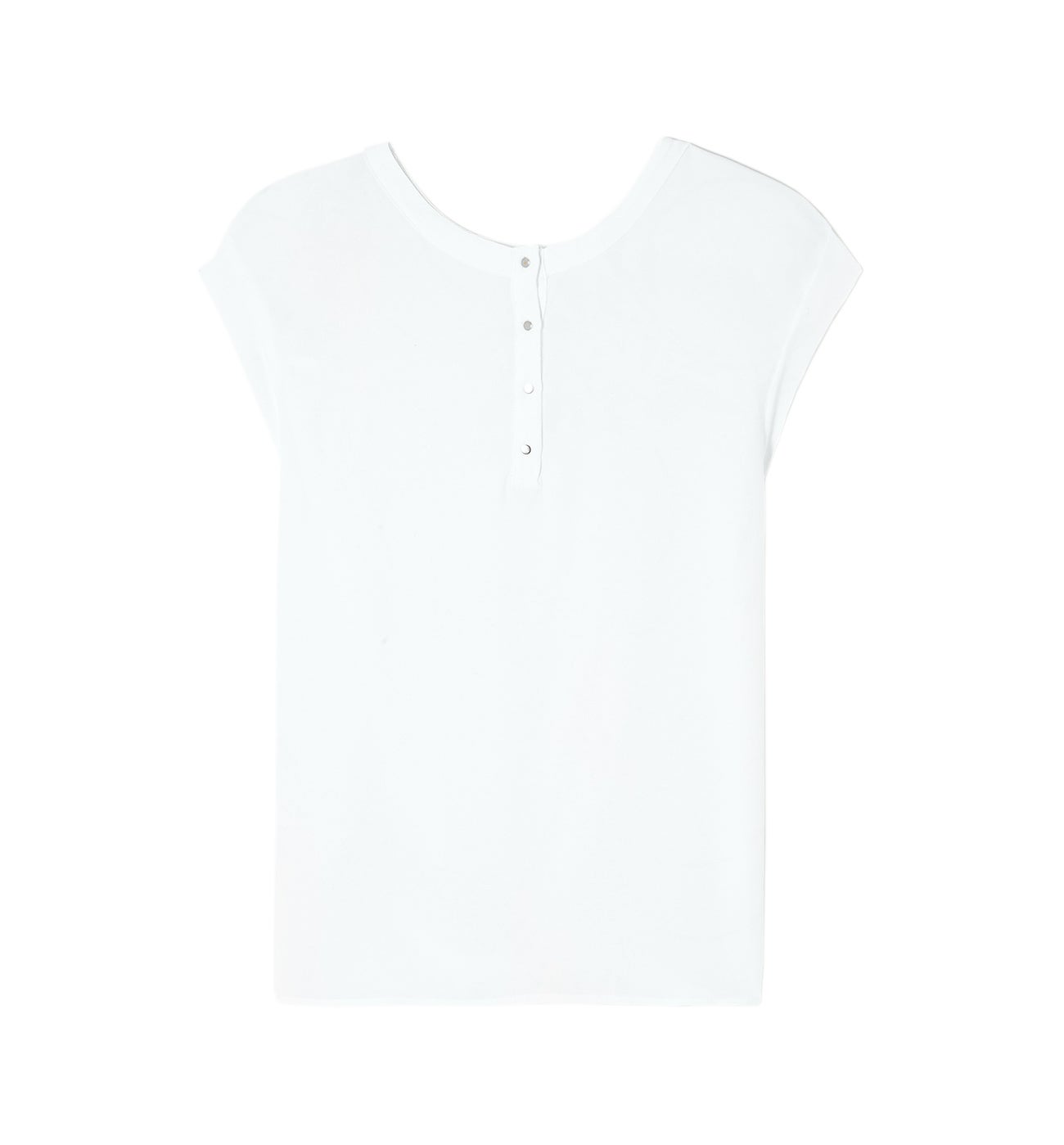 Short-sleeved blouse - Green print