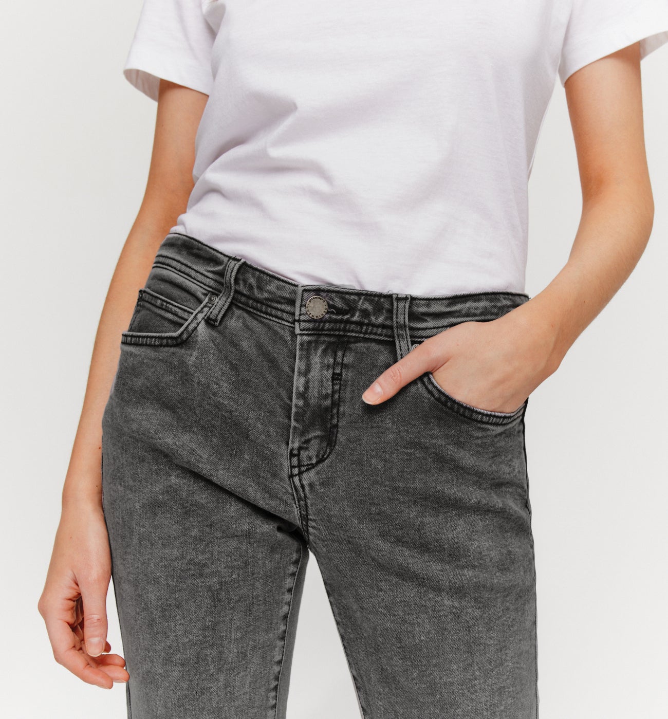 LUCIEN girlfriend jeans - Black
