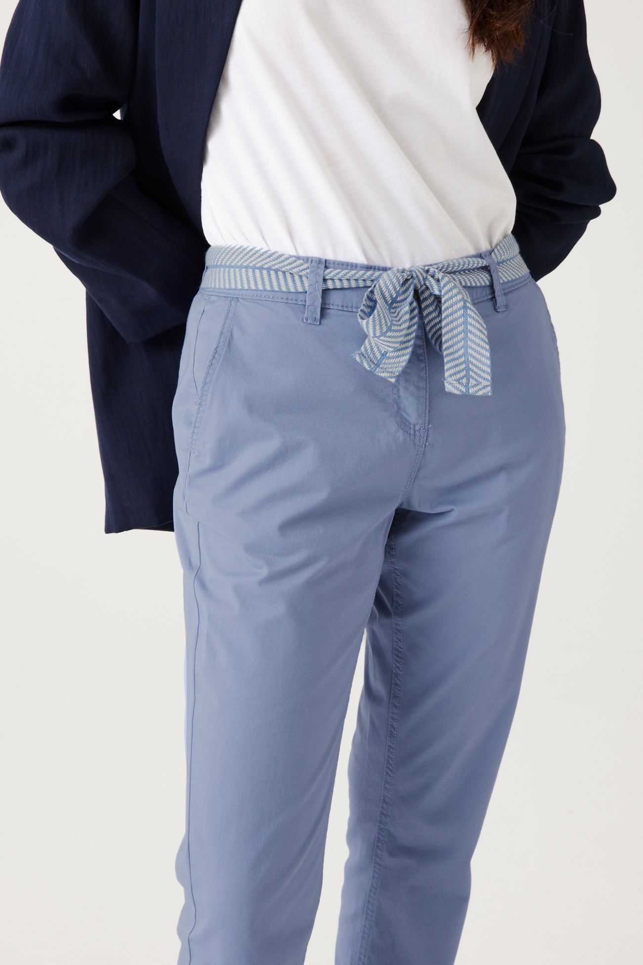 Belted chinos - Ochre