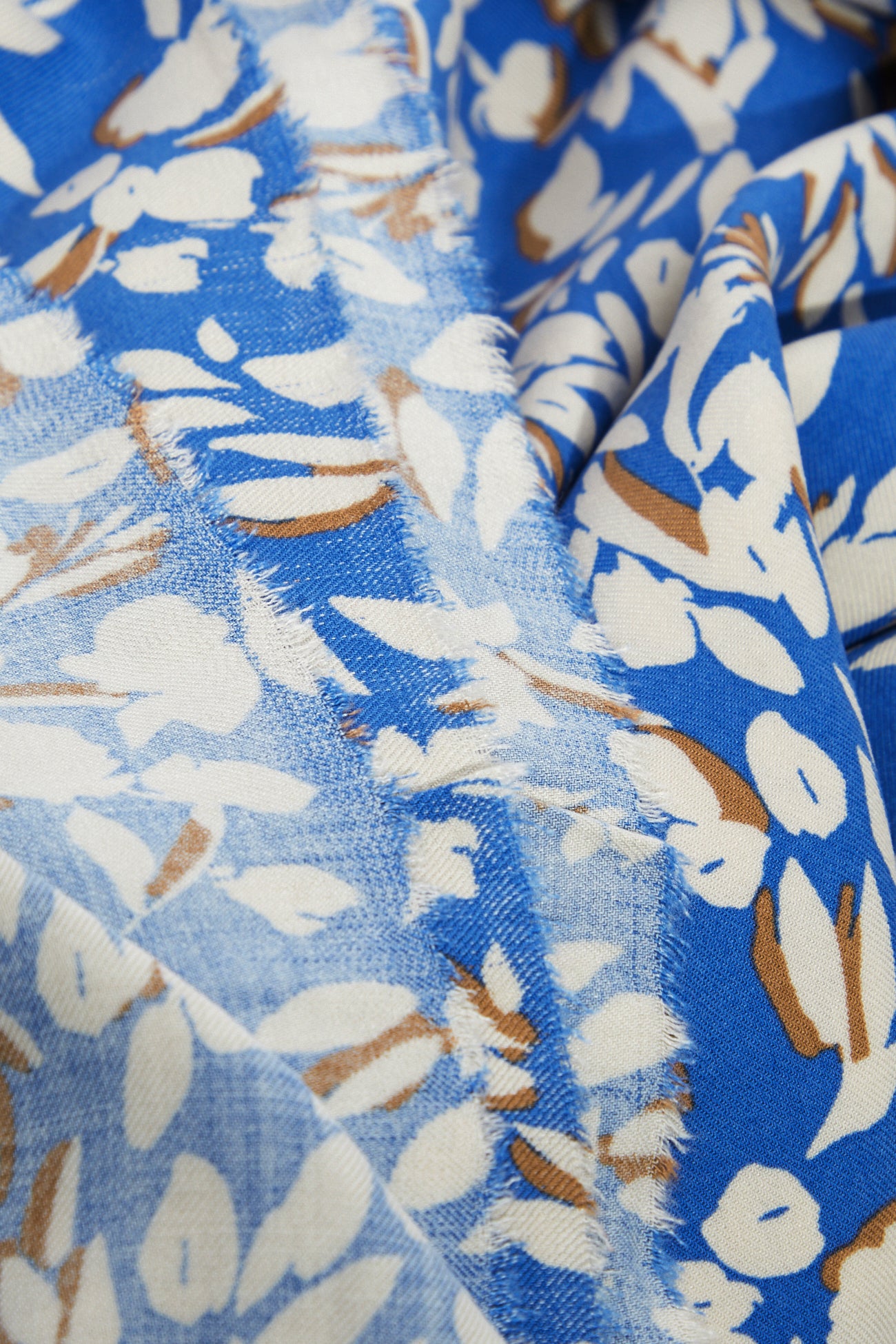 3m patterned twill fabric cut - Blue print