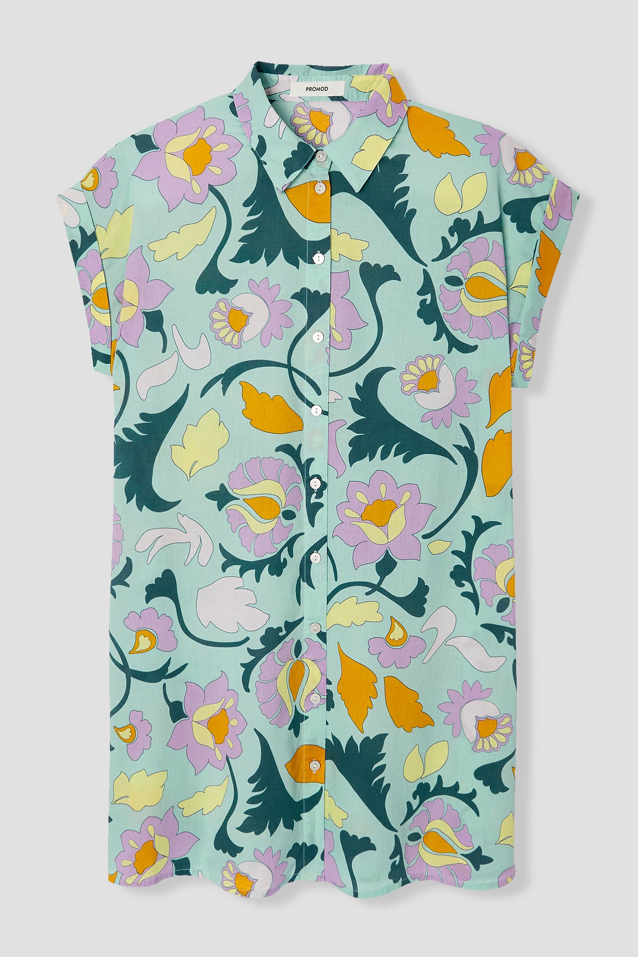 Patterned tunic - Light green print