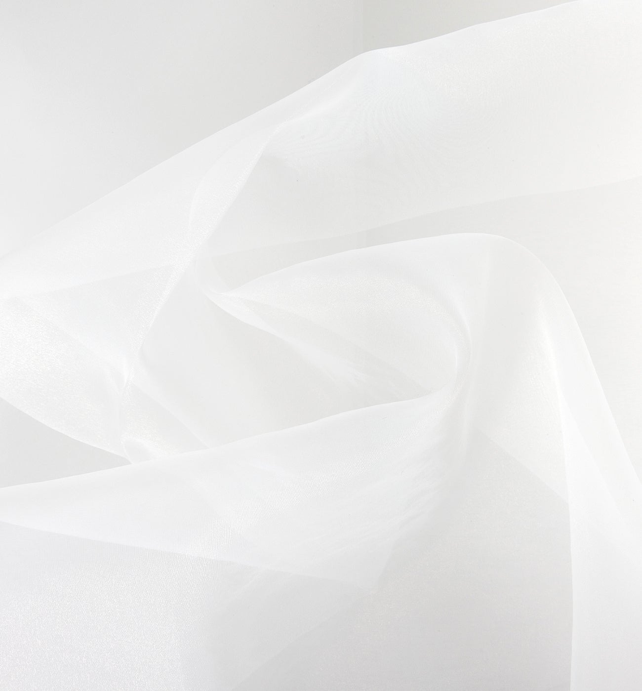 Organza fabric cut - Ecru