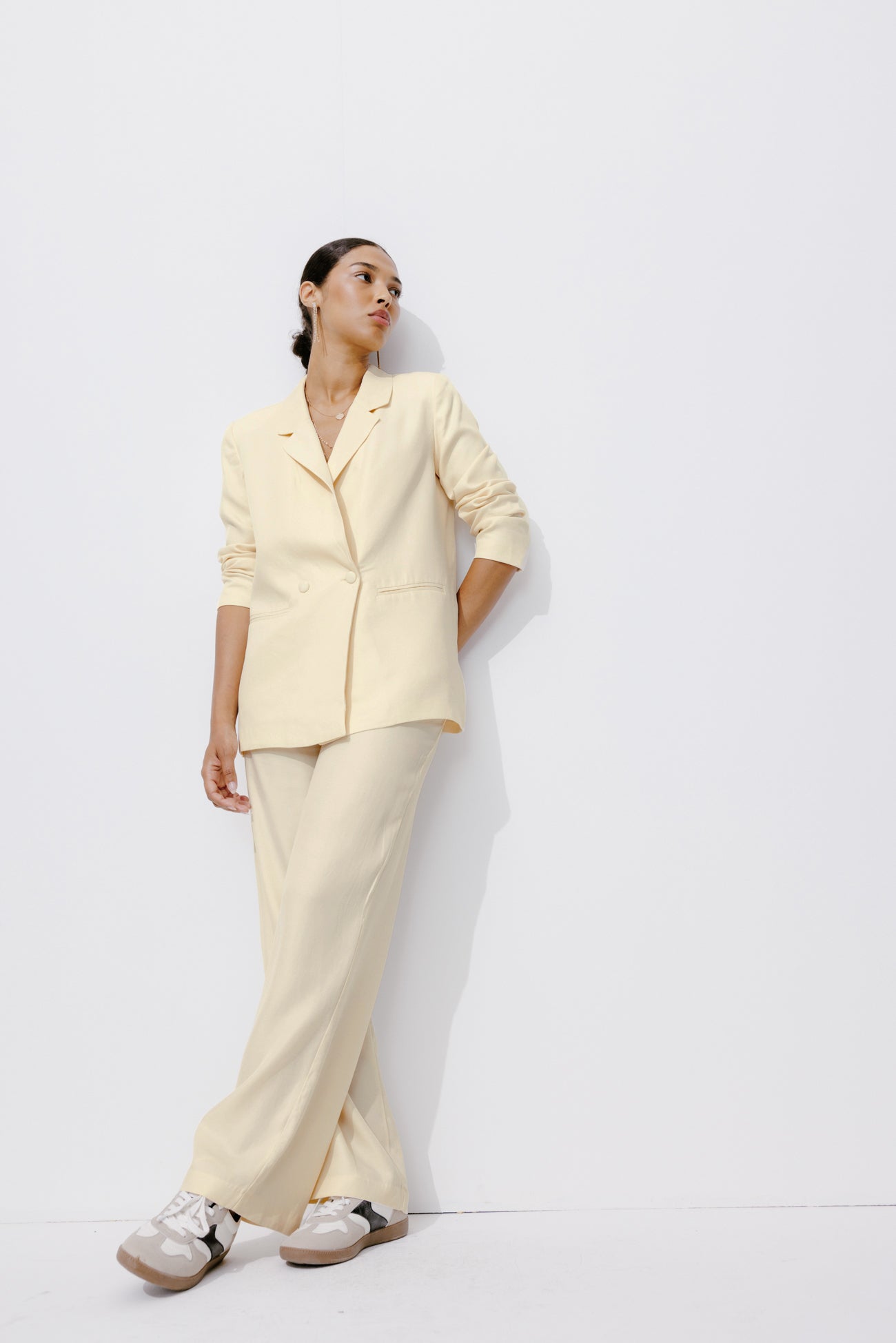 Lyocell tailored jacket - Black