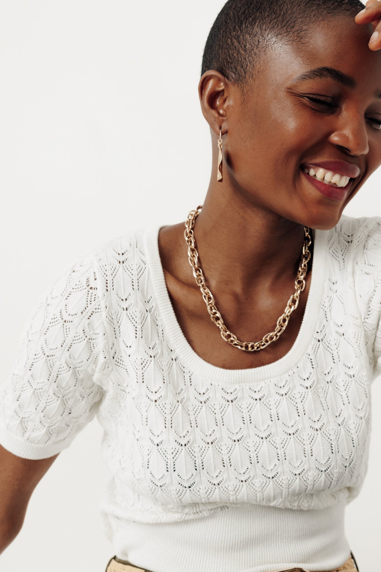 Eco-responsible jumper - Ecru