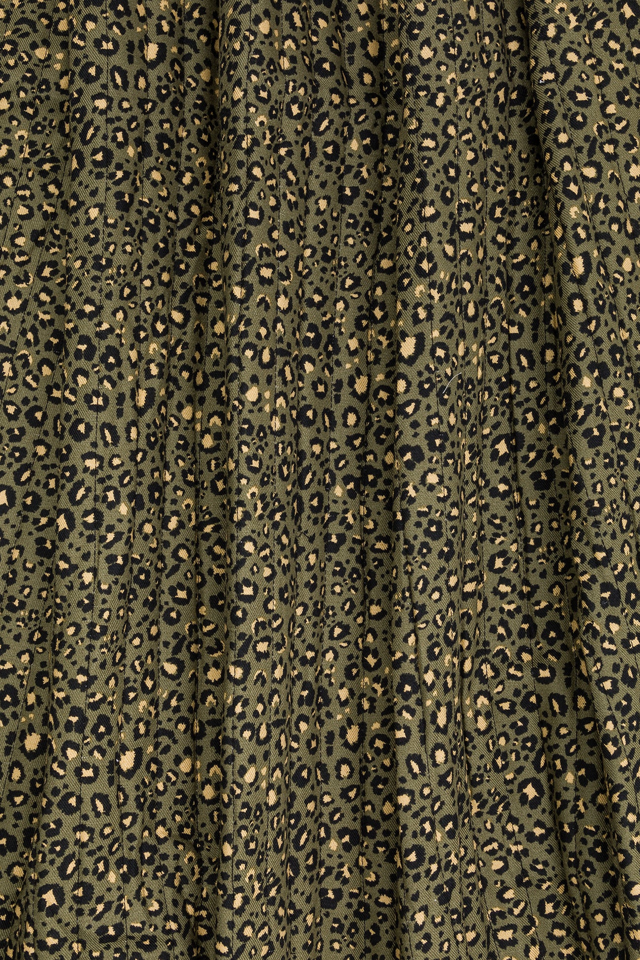 Leopard 2m padded fabric - Khaki print