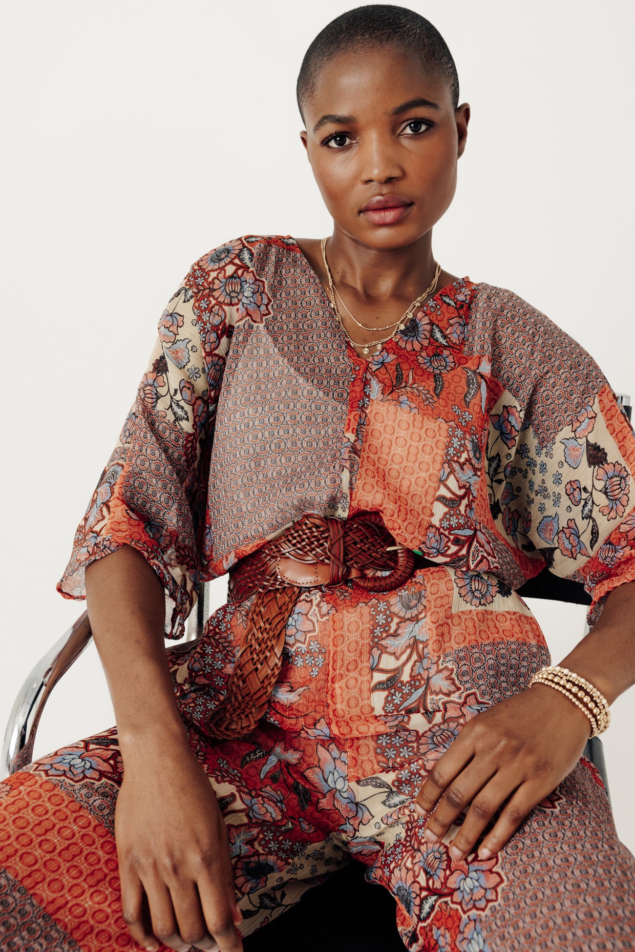 Patterned jumpsuit - Multicolour print