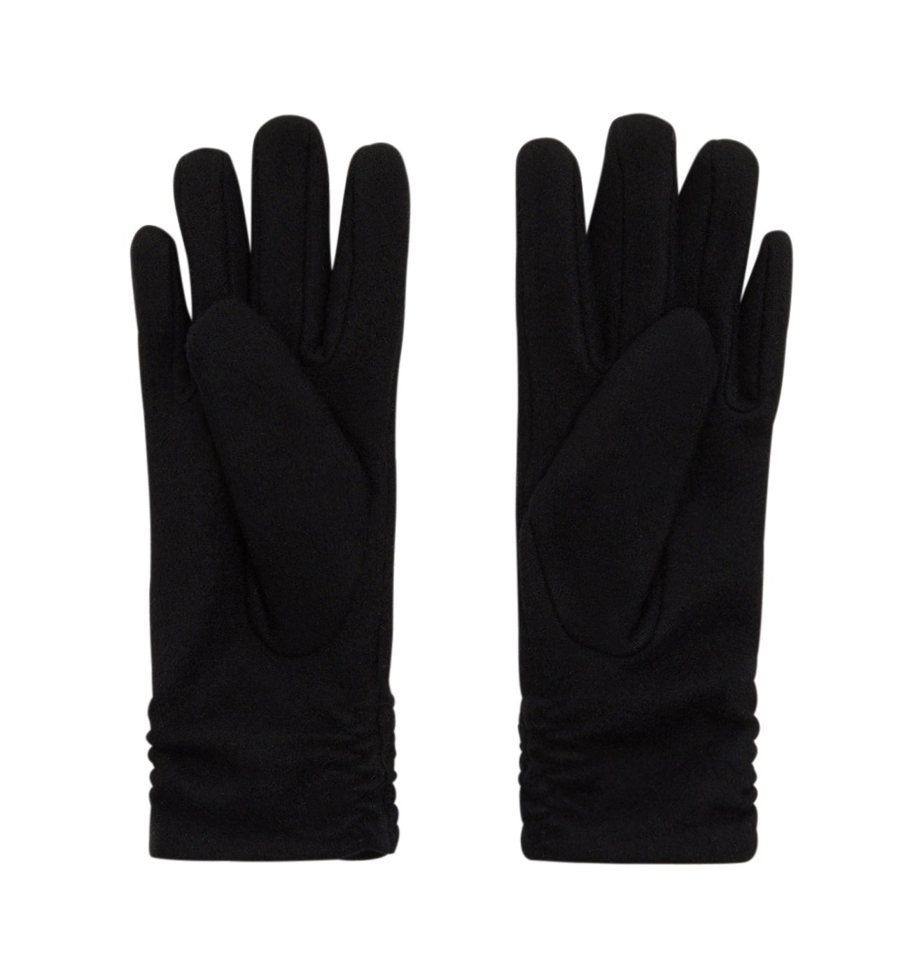 Knitted gloves - Light grey