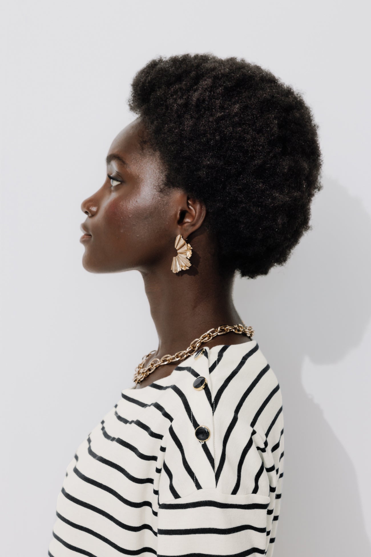 Sailor striped t-shirt - Navy blue stripes