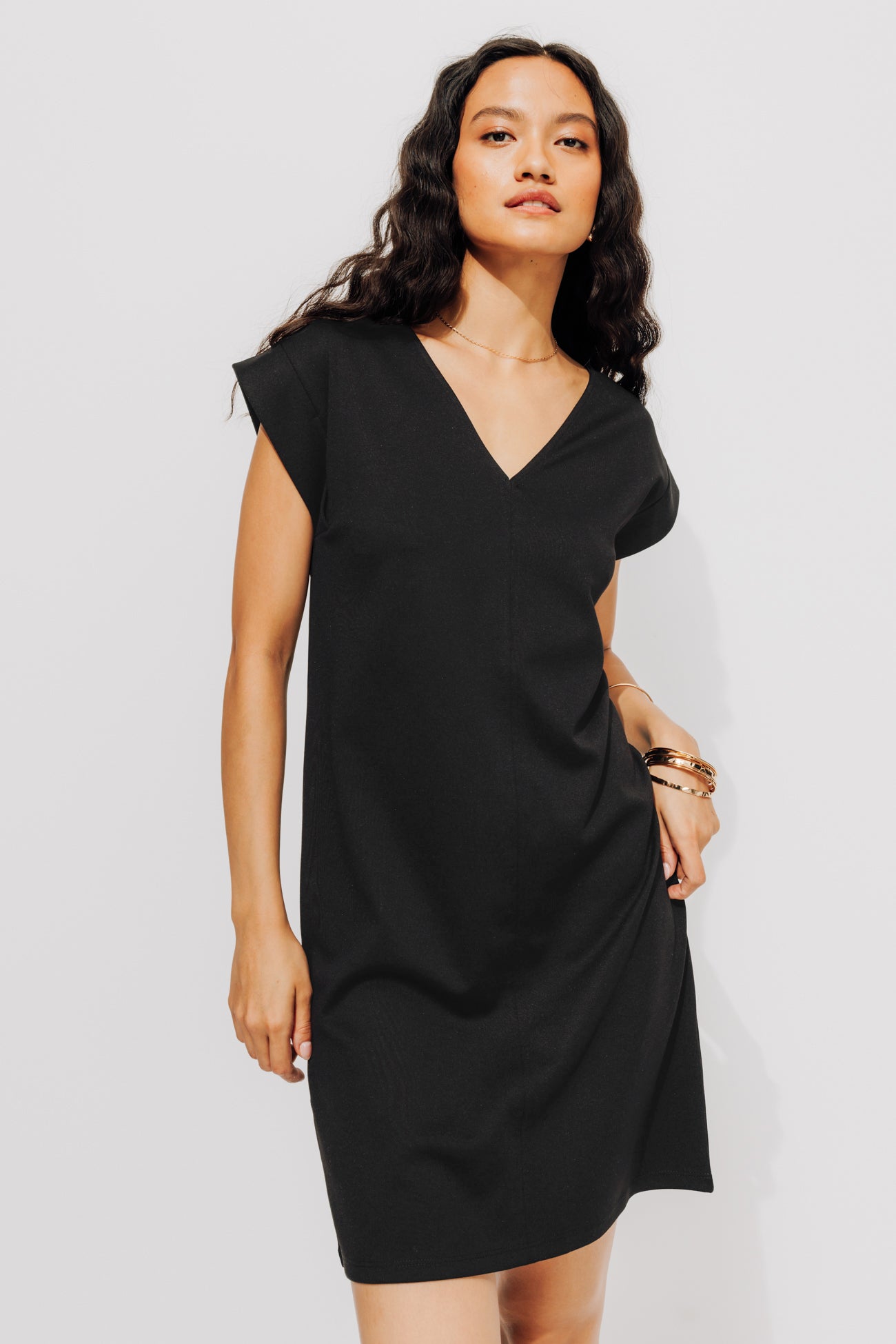 Sleeveless dress - Black
