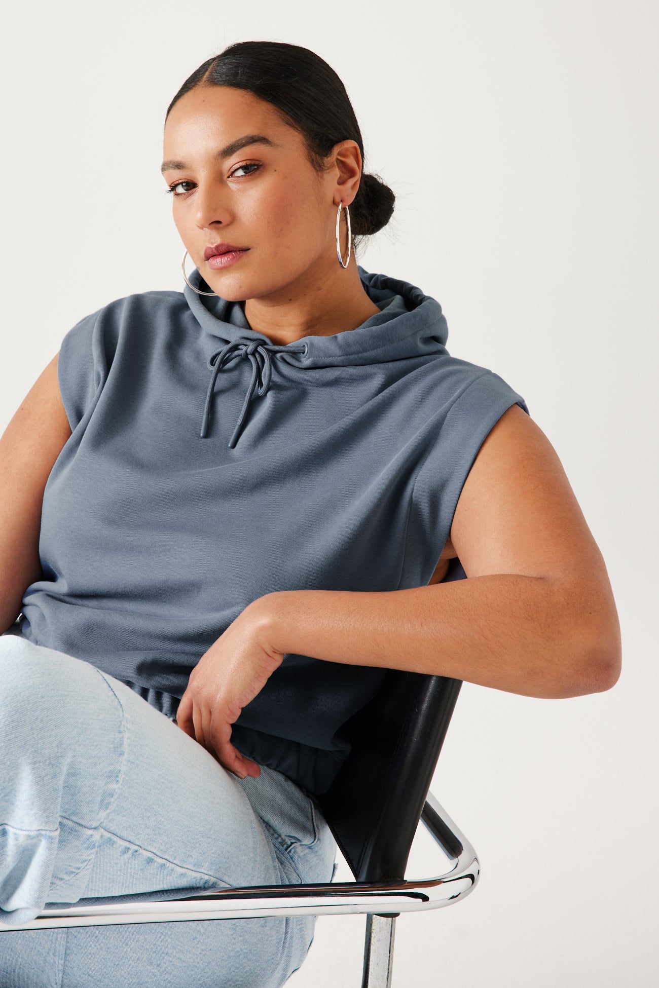 Hooded sweatshirt - Blue