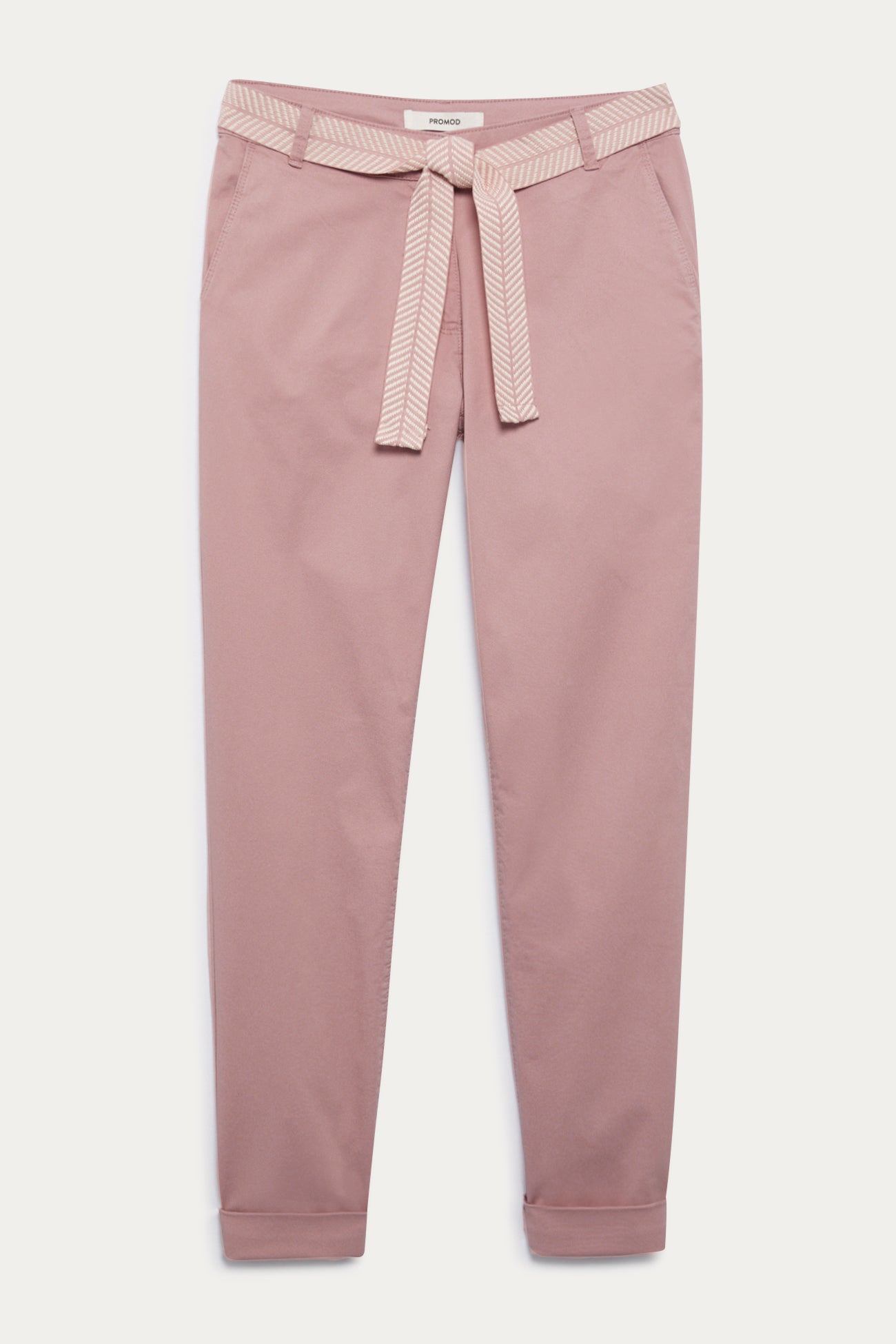 Belted chinos - Ochre