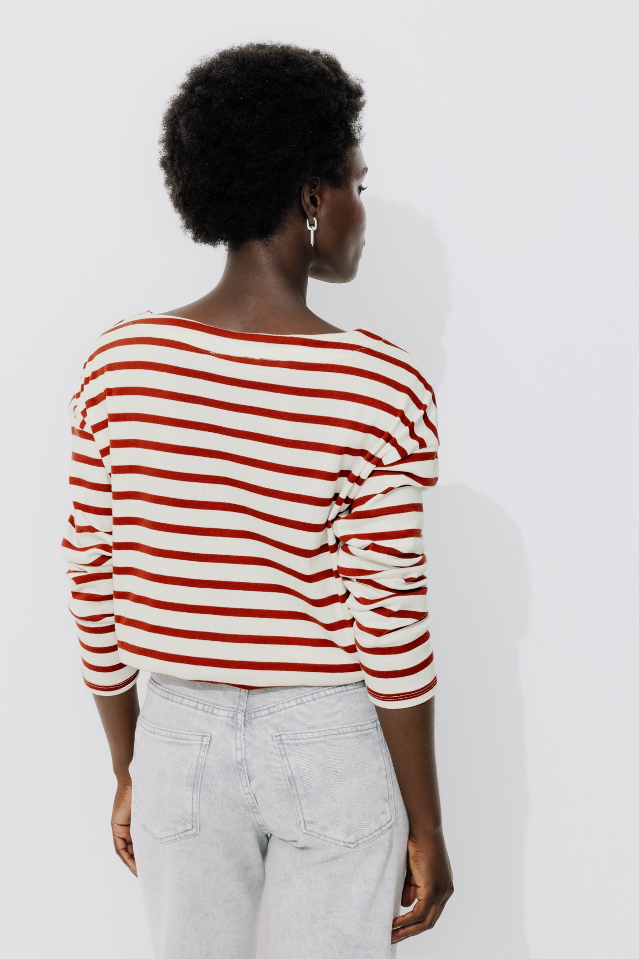 Sailor striped t-shirt - Navy blue stripes