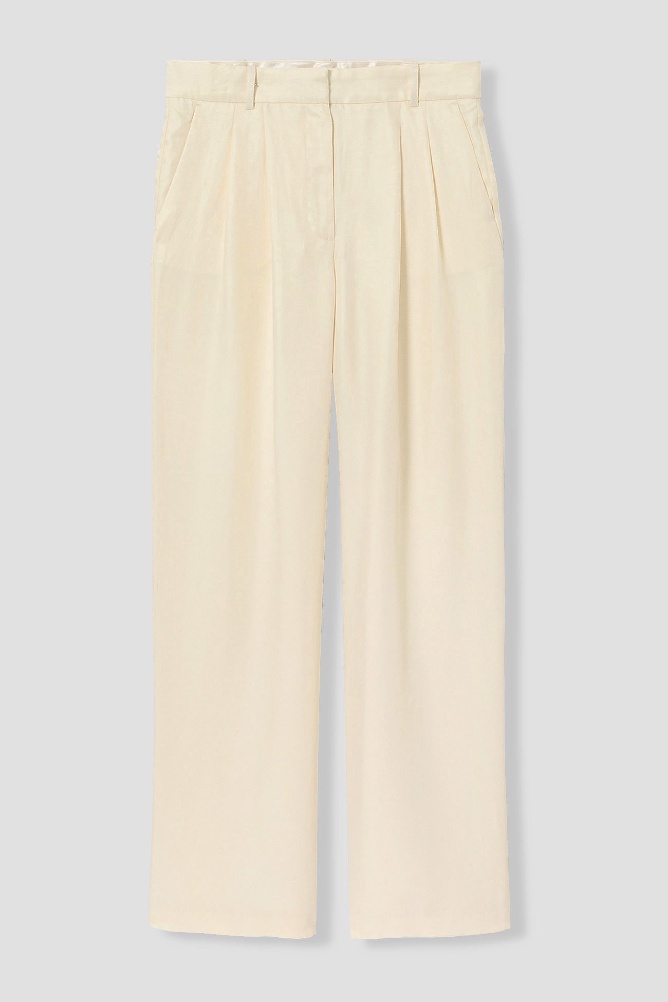 BILLY lyocell trousers - Ecru