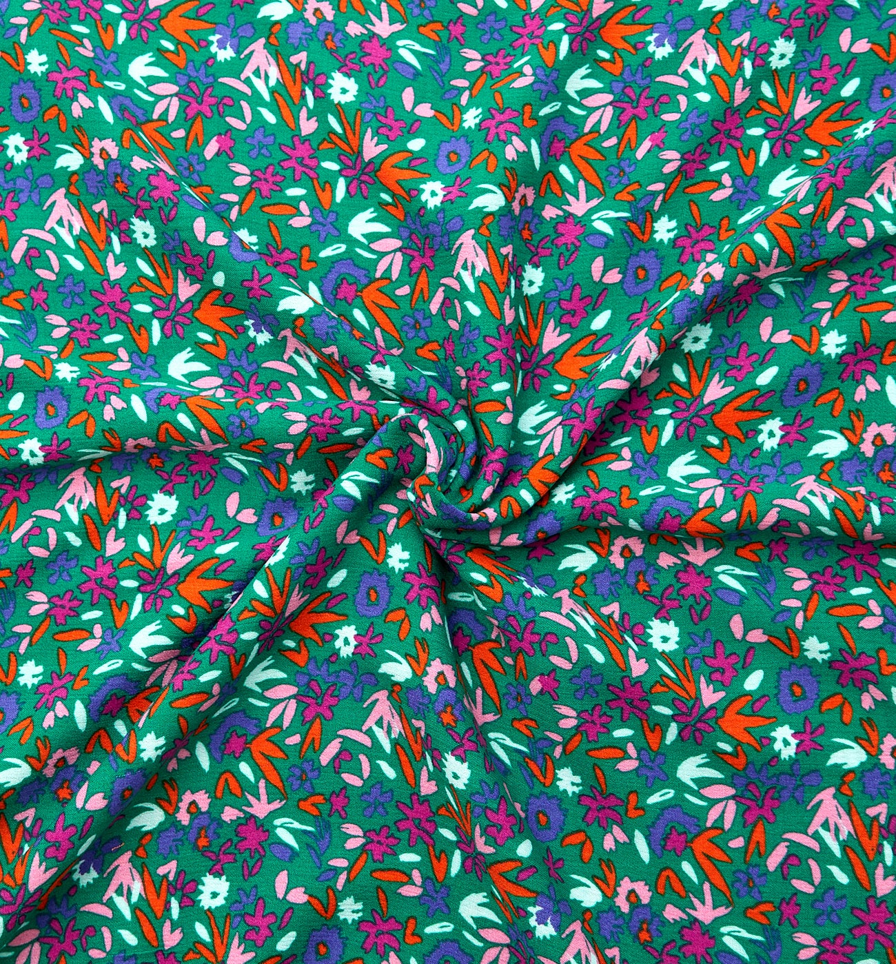 2m crinkle viscose fabric cut - IMPRIME GAZON