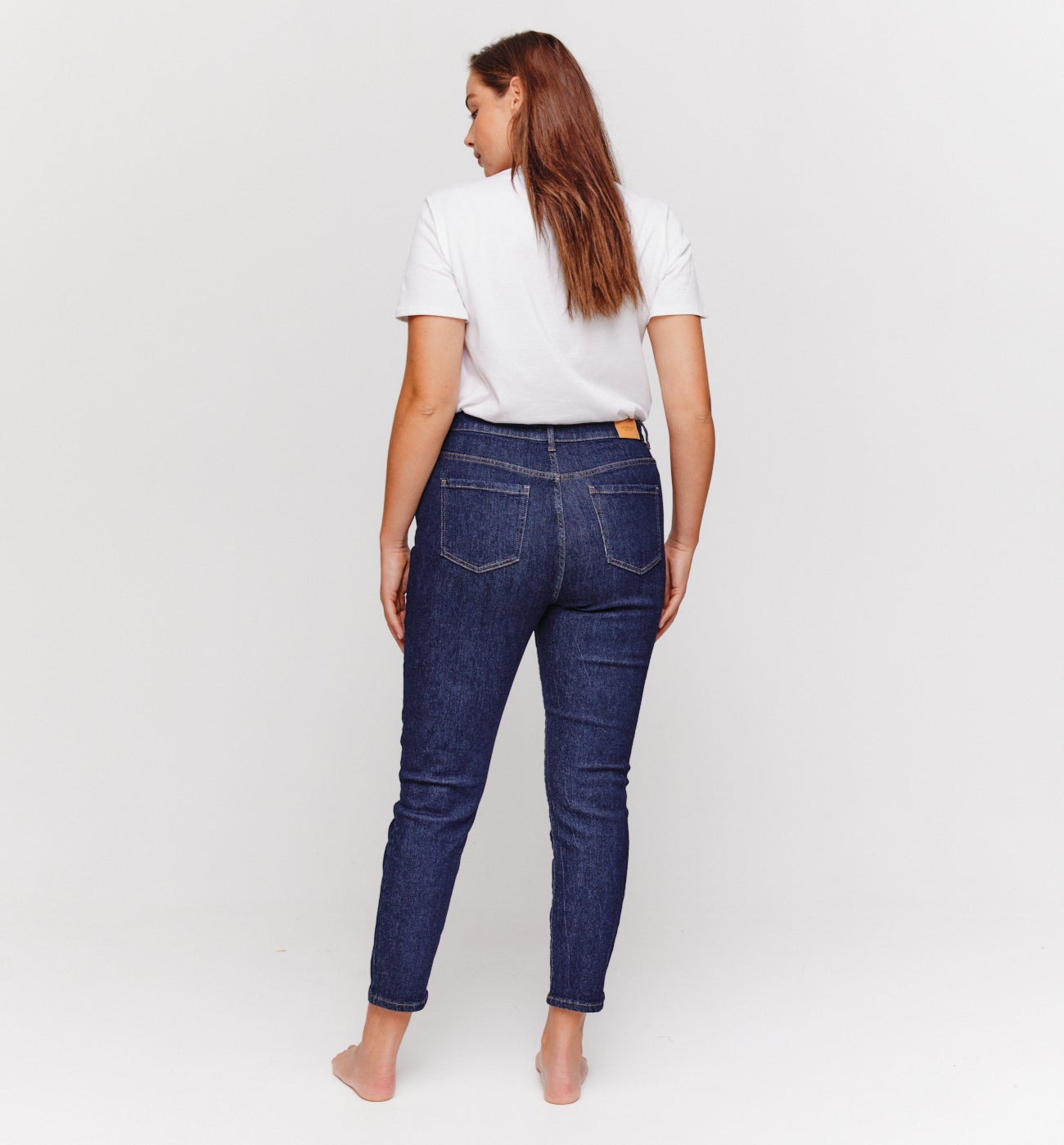 EMILE high-waist skinny jeans - Rinse denim