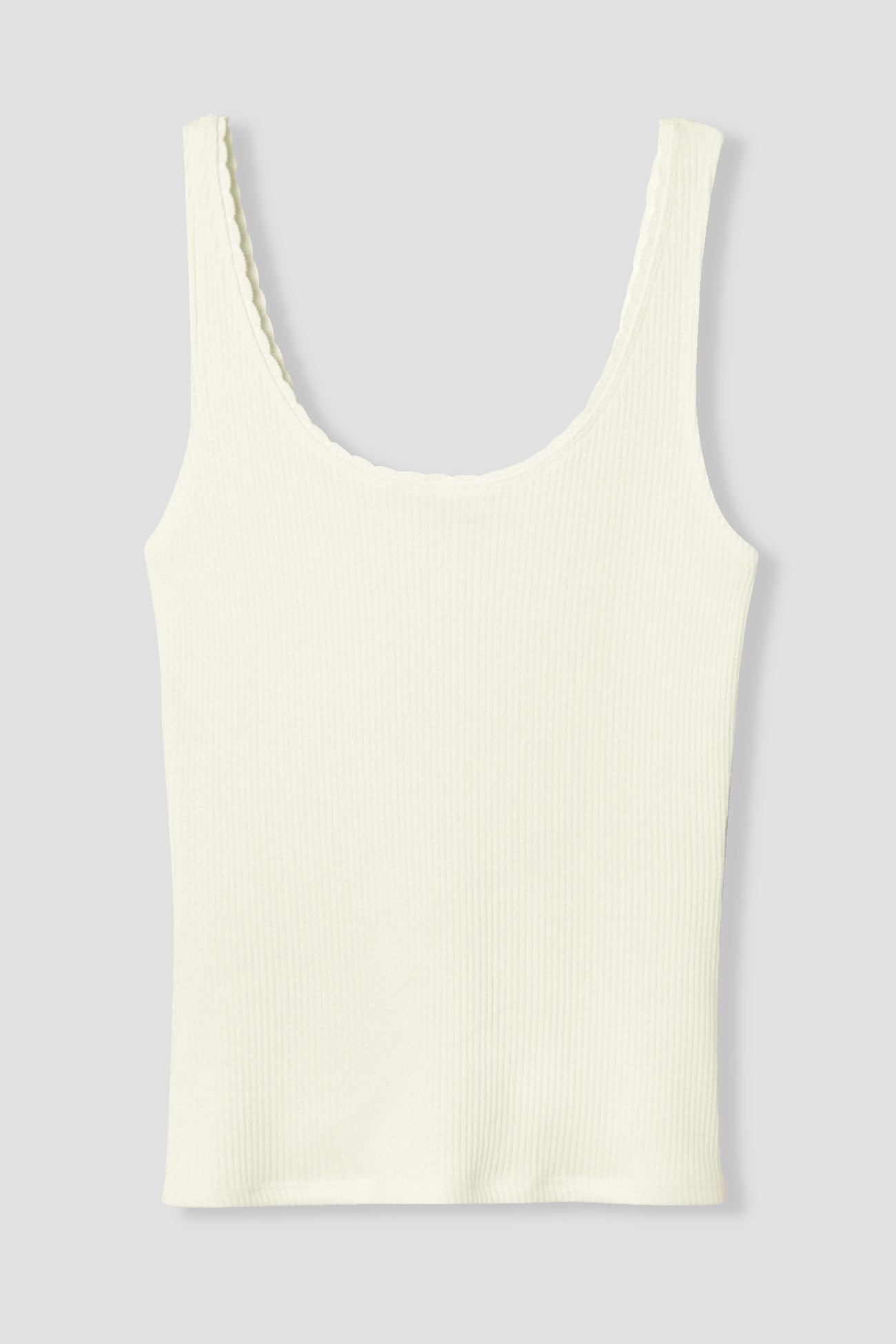 Plain ribbed sleeveless top - Bordeaux red