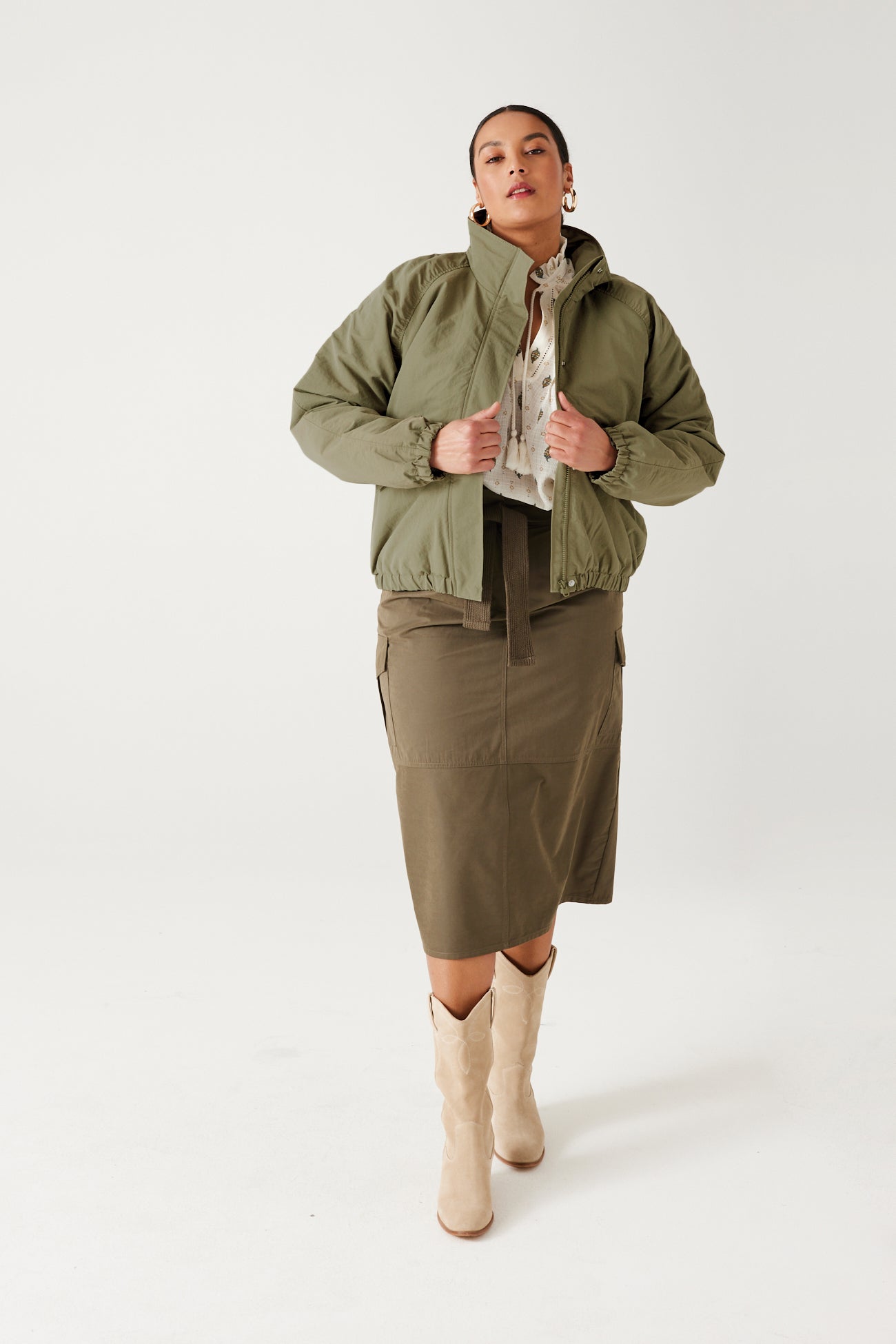 Padded jacket - Khaki