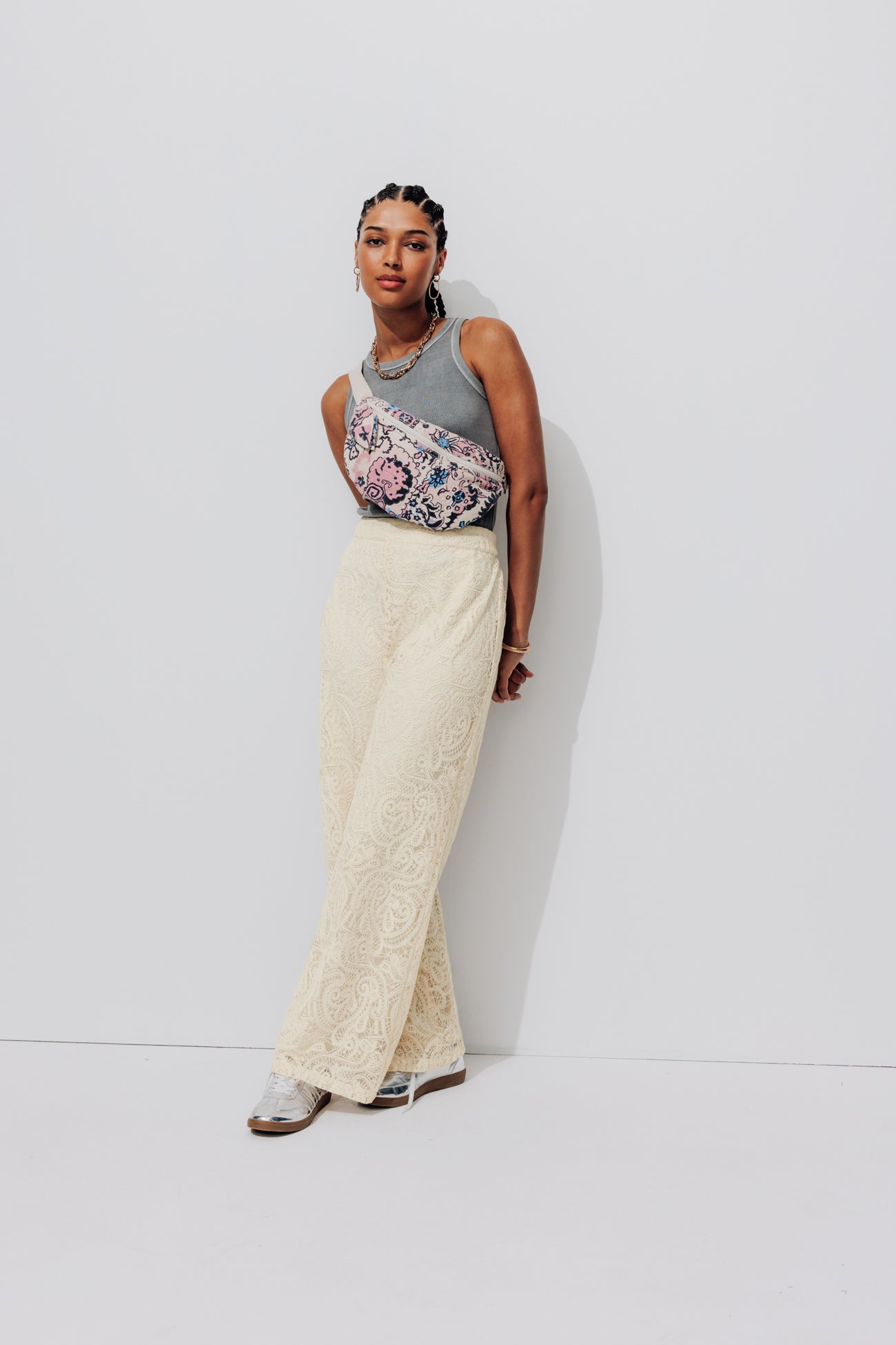 Lace trousers - Ecru