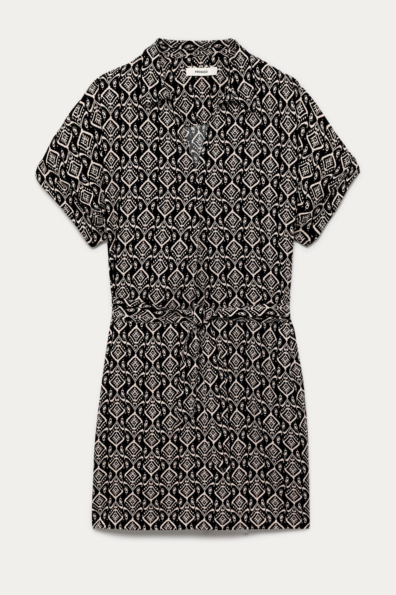 Short unicolour dress - Camel